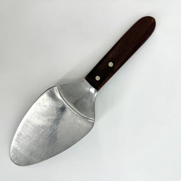 Dexter USA Pie Server Cake Vintage Utensil Wood Handle Wooden 11 inch Country - Picture 2 of 7